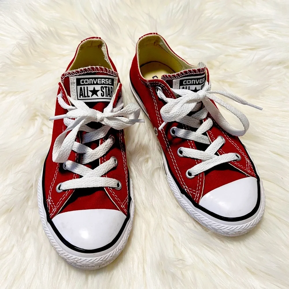 Worn Once Red Converse